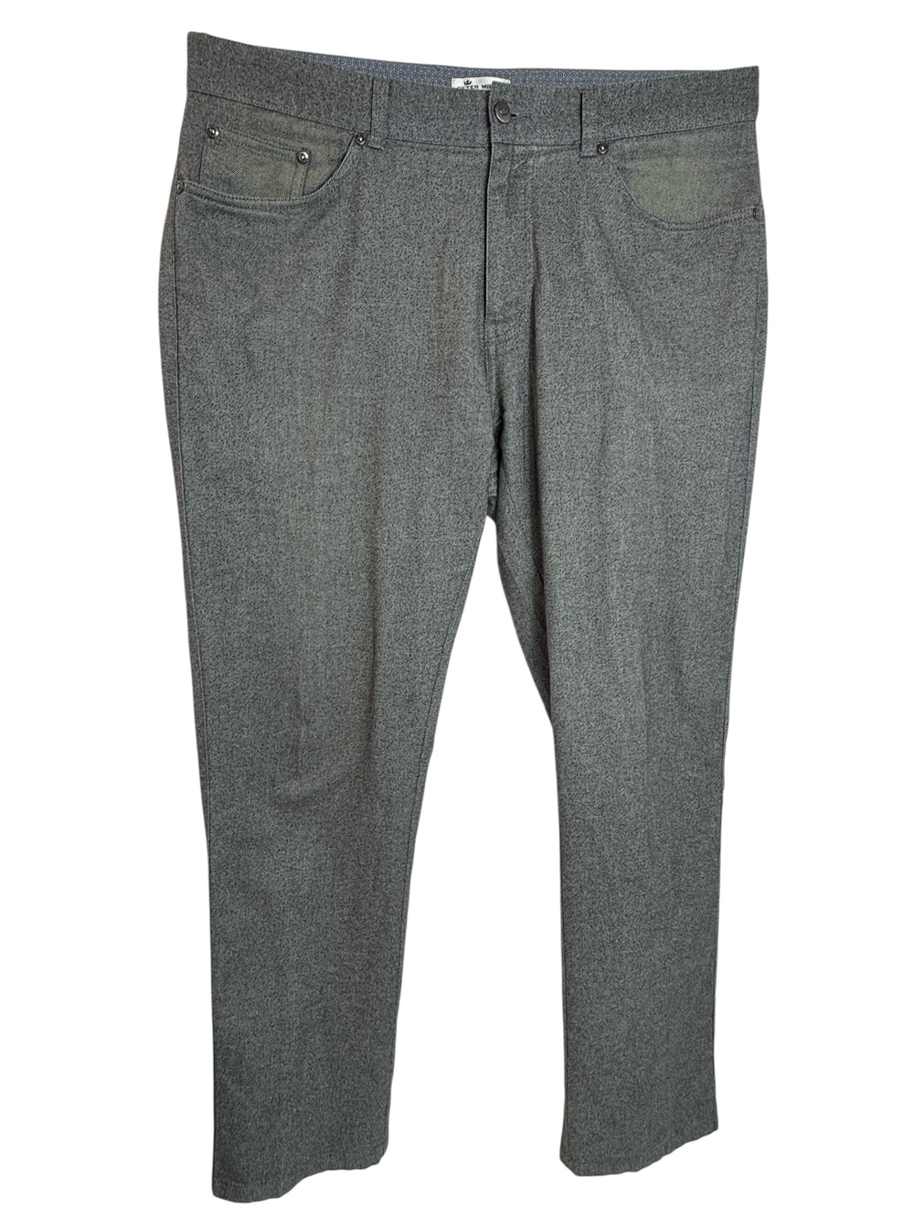 Peter Millar Mountainside Jeans Mens 36x30 Gray Regular Straight Denim Pants